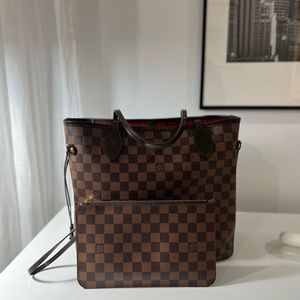 Accepting offers LV Neverfull MM Damier Ebene